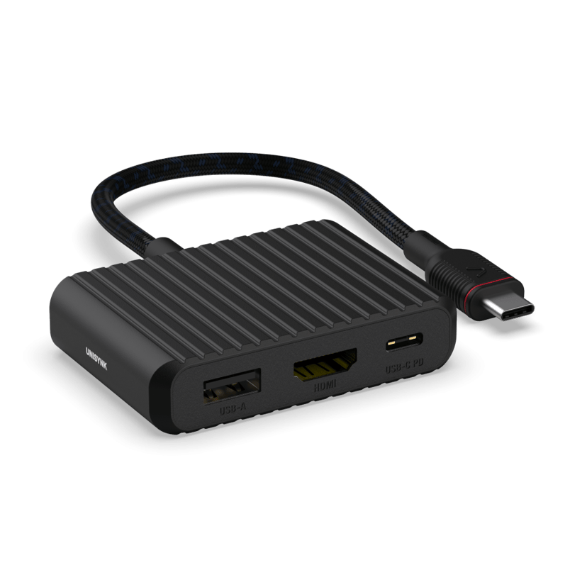 Unisynk 3 Ports USB-C Hub V2 USB Type-C