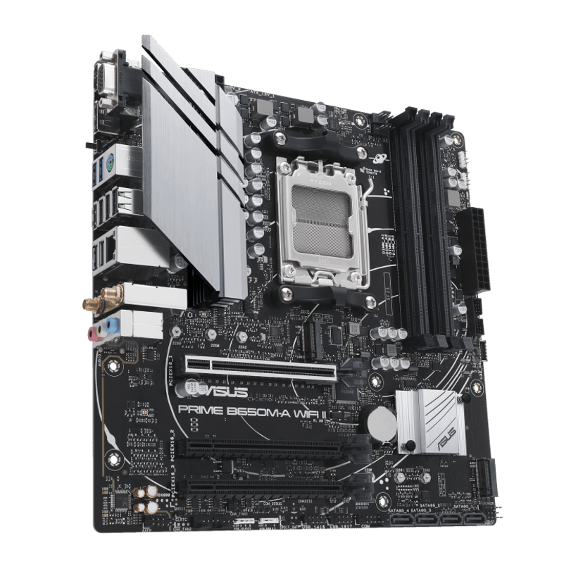 ASUS Prime B650m-a Wifi Ii Socket AM5 micro ATX Moderkort