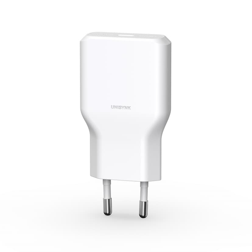 Unisynk USB-C Slim Wall Charger G3 36W Valkoinen