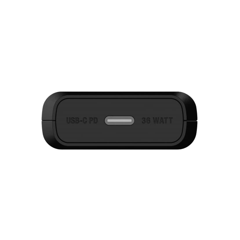 Unisynk USB-C Slim Wall Charger G3 36W Svart