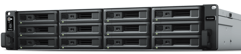 Synology RX1223RP harddiskkabinett HDD/SSD-kabinett Sort 2.5/3.5"