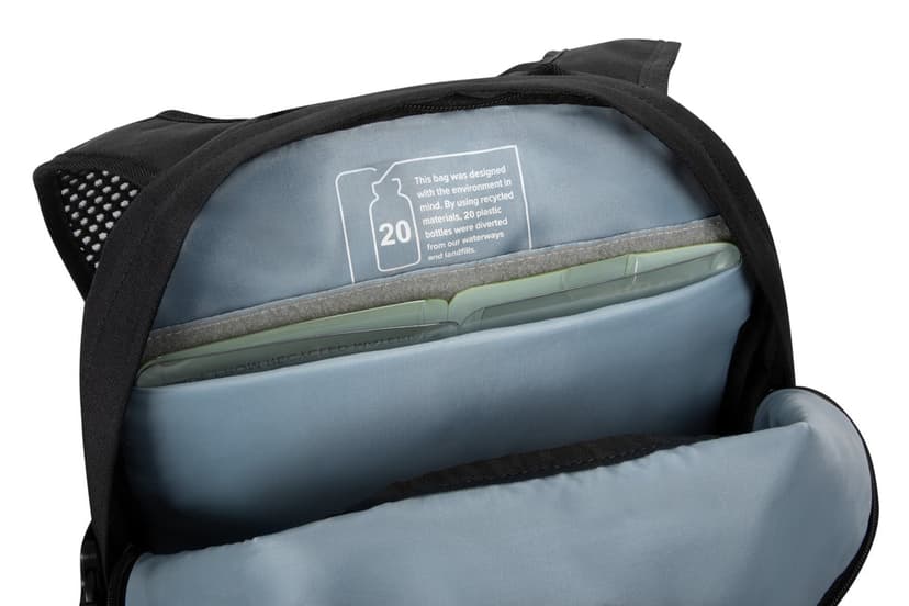 Targus Zero Waste reppu Arkireppu Musta Kierrätetty muovi 15.6" Musta