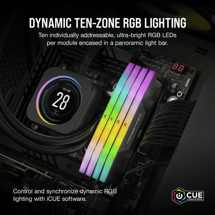 Corsair Vengeance RGB 32GB 7200MHz DDR5 288-pin DIMM