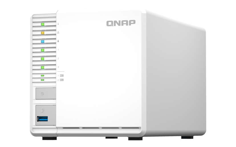 QNAP TS-364 NAS Tower Intel® Celeron® N5095 8 GB DDR4 0 TB QNAP Turbo System Vit