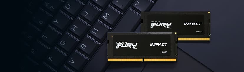 Kingston Technology FURY Impact RAM-minnen 64 GB 2 x 32 GB DDR5 2800 MHz 64GB 2800, 5600MHz DDR5 262-pin SO-DIMM
