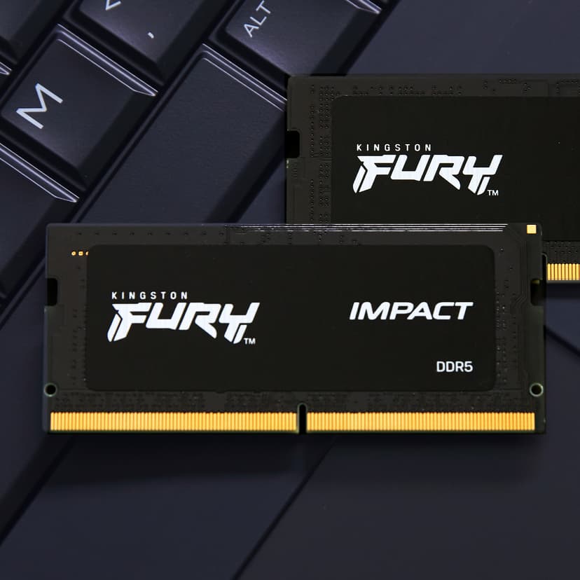 Kingston Technology FURY Impact minnemodul 64 GB 2 x 32 GB DDR5 2800 MHz 64GB 2800, 5600MHz DDR5 262-pin SO-DIMM