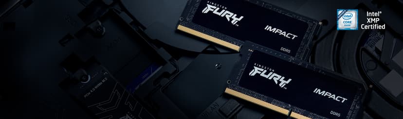 Kingston Technology FURY Impact minnemodul 64 GB 2 x 32 GB DDR5 2800 MHz 64GB 2800, 5600MHz DDR5 262-pin SO-DIMM