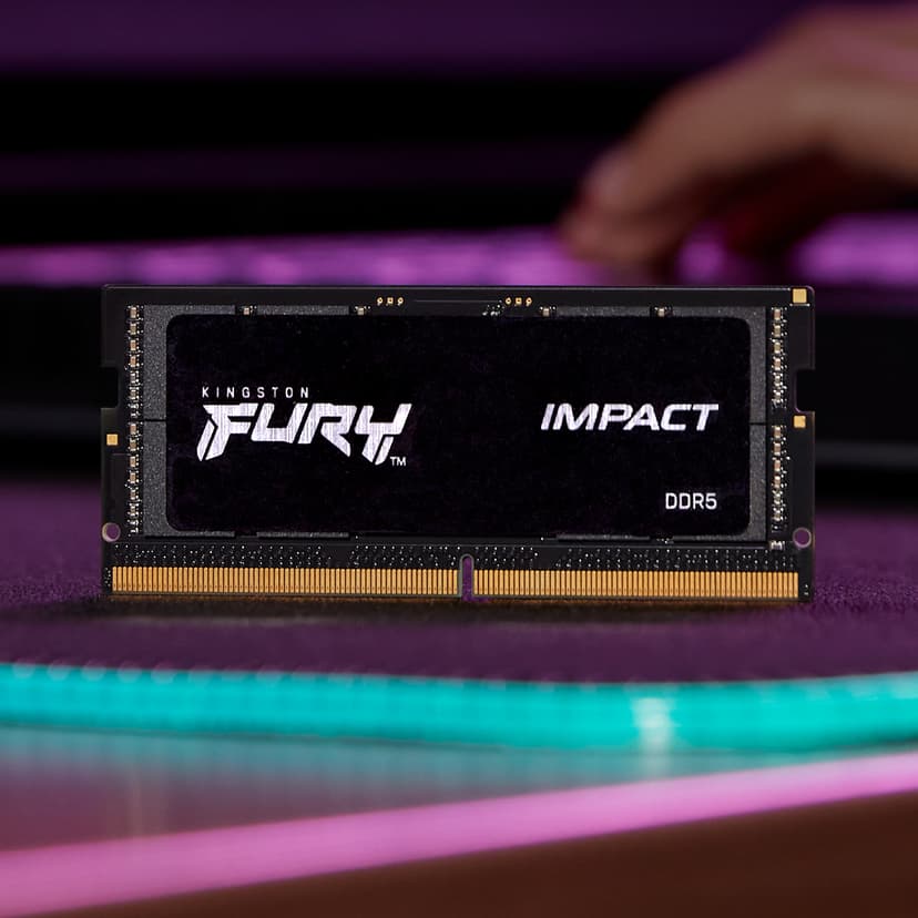 Kingston Technology FURY Impact minnemodul 64 GB 2 x 32 GB DDR5 2800 MHz 64GB 2800, 5600MHz DDR5 262-pin SO-DIMM