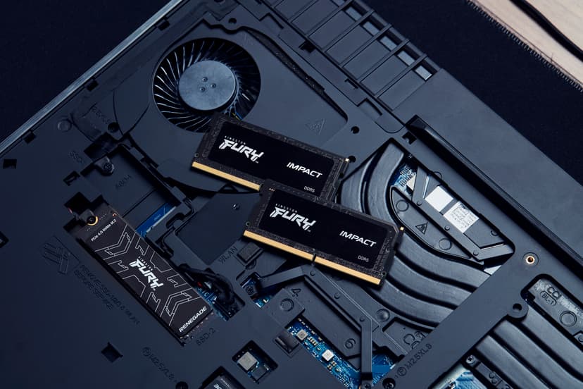 Kingston Technology FURY Impact minnemodul 64 GB 2 x 32 GB DDR5 2800 MHz 64GB 2800, 5600MHz DDR5 262-pin SO-DIMM
