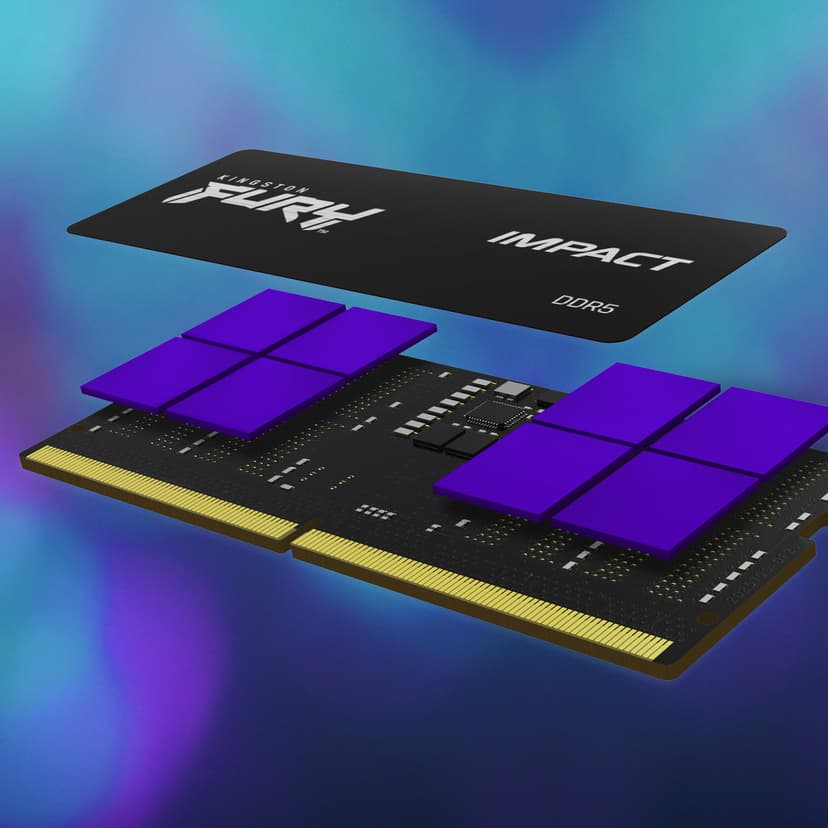 Kingston Technology FURY Impact minnemodul 64 GB 2 x 32 GB DDR5 2800 MHz 64GB 2800, 5600MHz DDR5 262-pin SO-DIMM