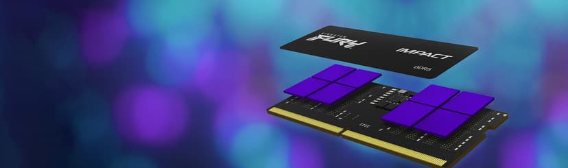 Kingston Technology FURY Impact minnemodul 64 GB 2 x 32 GB DDR5 2800 MHz 64GB 2800, 5600MHz DDR5 262-pin SO-DIMM