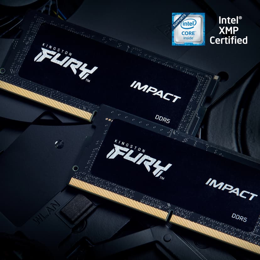 Kingston Technology FURY Impact minnemodul 64 GB 2 x 32 GB DDR5 2800 MHz 64GB 2800, 5600MHz DDR5 262-pin SO-DIMM