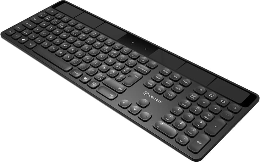 Voxicon Wireless Keyboard SO2WL Black ISO Be Draadloos Belgisch