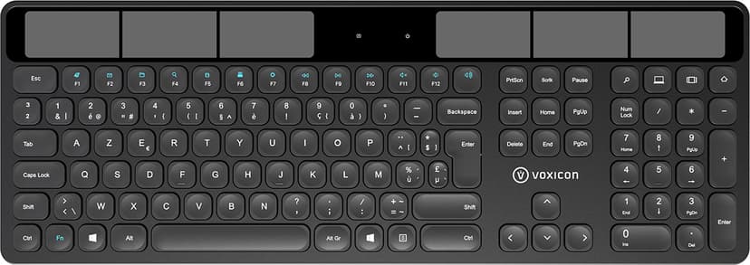 Voxicon Wireless Keyboard SO2WL Black ISO Be Draadloos Belgisch