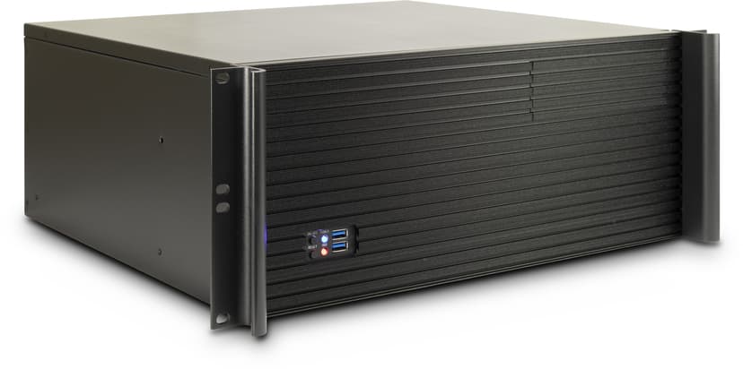 Inter-Tech 4U-K-439L 19" 4U Rack Musta