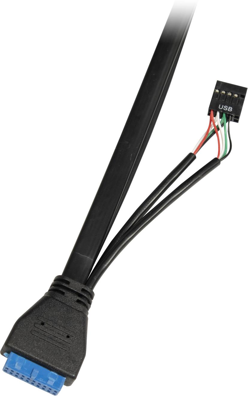 Inter-Tech 4U-K-439L 19" 4U Rack Svart