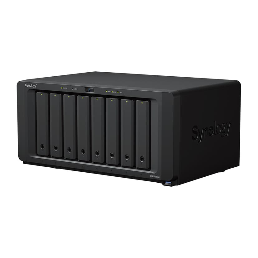 Synology DiskStation DS1823XS+ NAS & lagringsserver Tower Ryzen Embedded V1780B 8 GB DDR4 0 TB DiskStation Manager Sort
