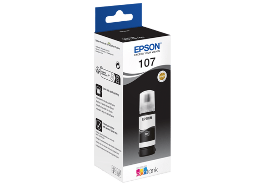 Epson Ink Black 107 3.6K/2.1K - ET-18100