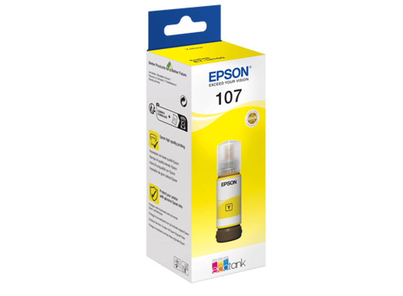 Epson Ink Yellow 107 7.2K/2.1K - ET-18100