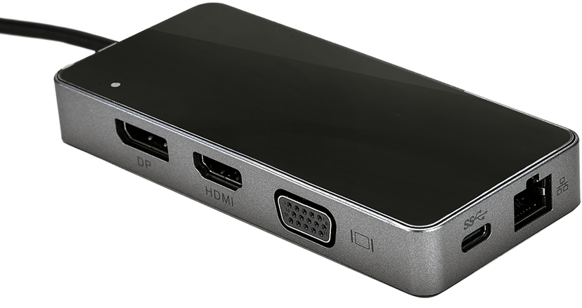 Prokord Portreplicator Mini-Hub 4K 85W USB 3.2 Gen 2 (3.1 Gen 2) Type-C