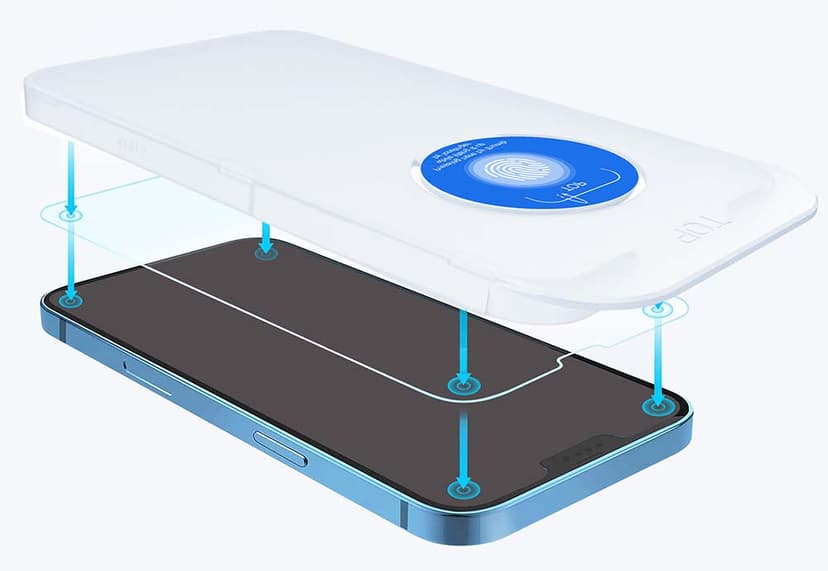 Cirafon Ultra-Wide (Double Tempered) 9H iPhone 13, iPhone 13 Pro, iPhone 14, iPhone 16e, iPhone 17e