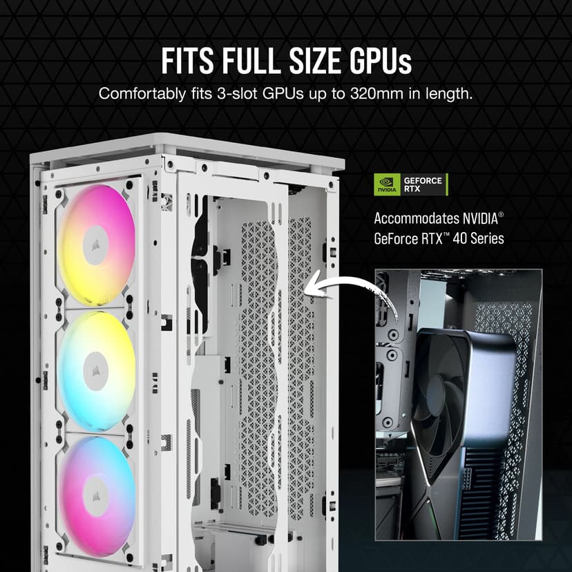 Corsair 2000D RGB Airflow Small Form Factor (SFF) Hvit