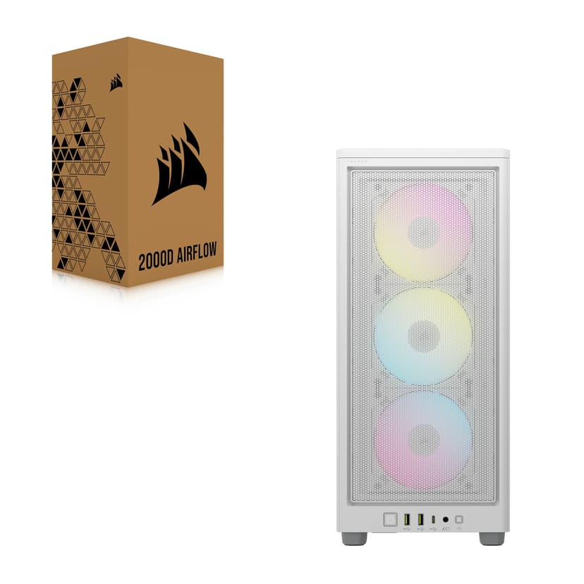 Corsair 2000D RGB Airflow Small Form Factor (SFF) Hvit
