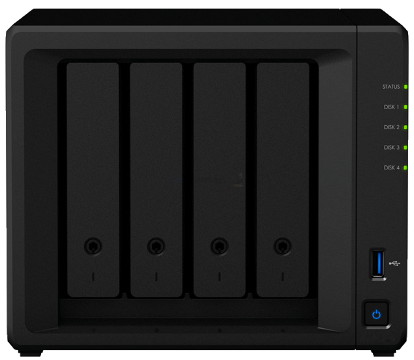 Synology DiskStation DS423+ datalagringsserver NAS Rack (8U) Ethernet/bredbåndsforbindelse Sort J4125