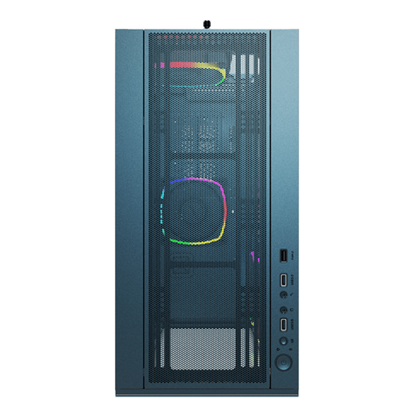 Montech Sky Two Midi Tower - Blue Midi Tower Blå