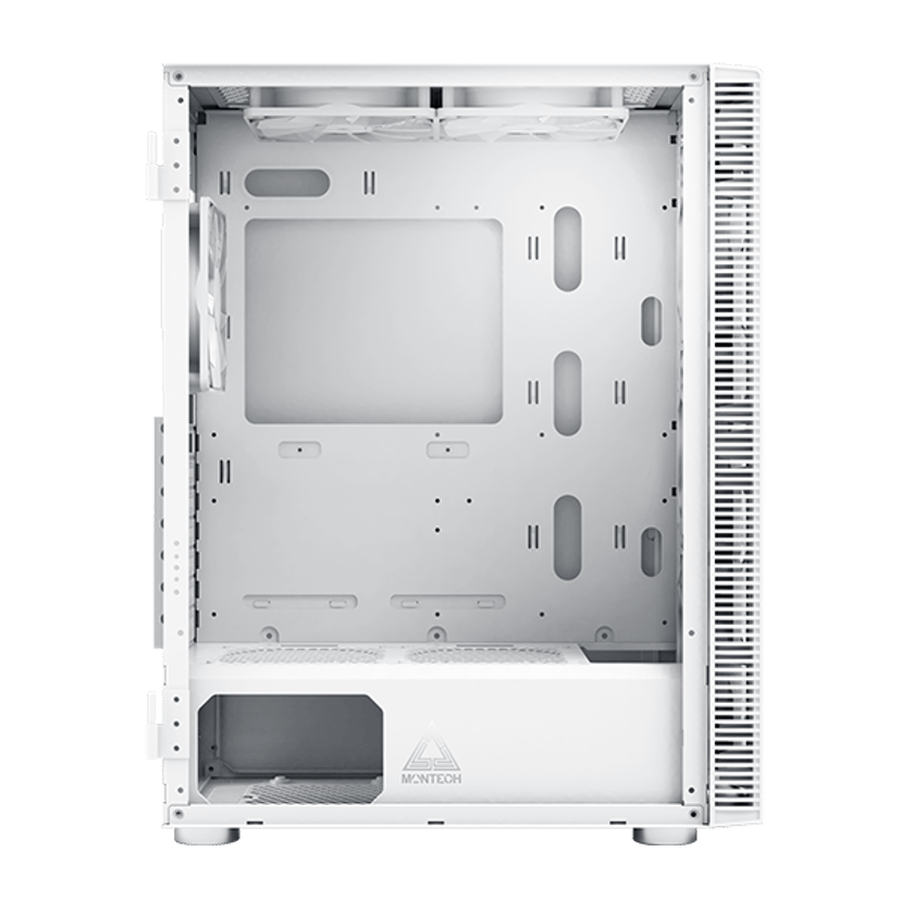Montech X3 Mesh Full Tower - White Midi Tower Hvit
