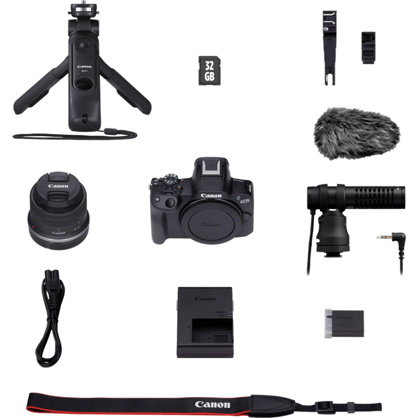 Canon EOS R50 + RF-S 18-45mm F4.5-6.3 IS STM | Creator Kit