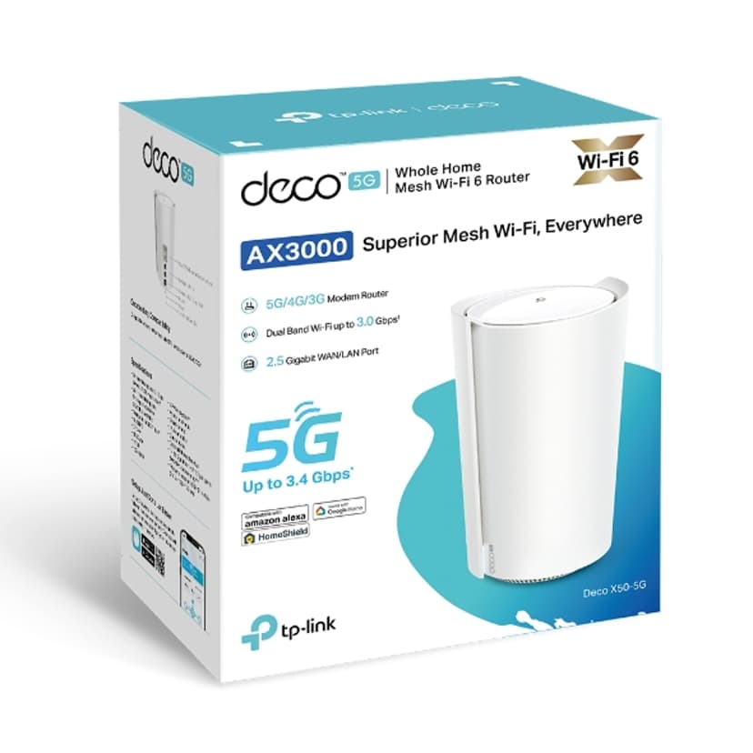 TP-Link Deco X50-5G Whole Home 5G Mesh Router