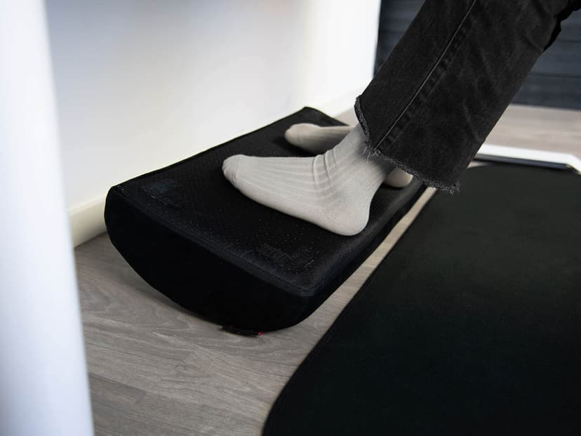 Arozzi Footrest Soft Fabric Dark Grey