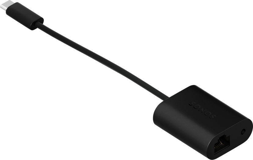 SONOS Combo Adapter USB-C till 3.5mm/Ethernet för Era 100/300 - Svart 0.2m RJ-45 USB-C