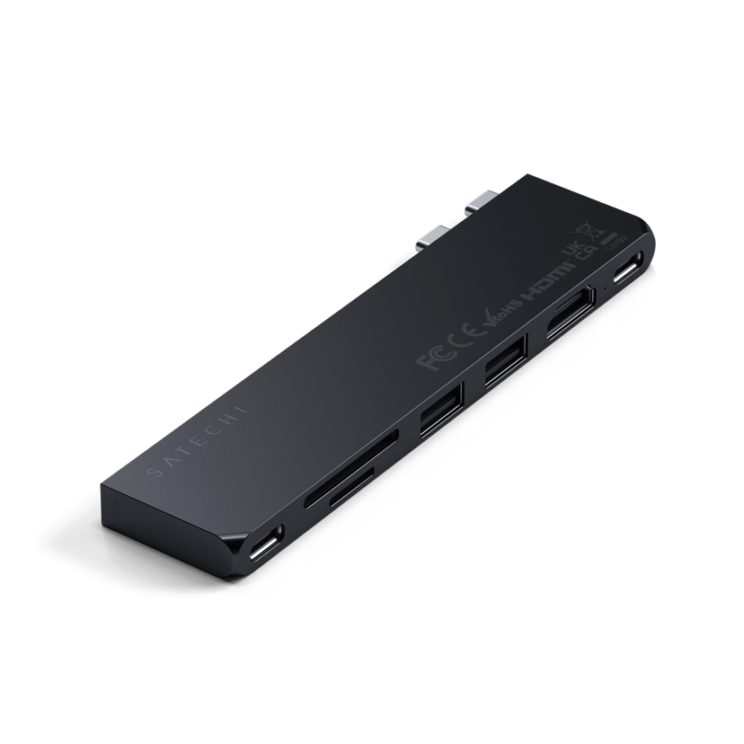 Satechi ST-HUCPHSD dockningsstationer för bärbara datorer Dockning USB 3.2 Gen 2 (3.1 Gen 2) Type-C Svart USB-C 3.2 Gen 2 (3.1 Gen 2)