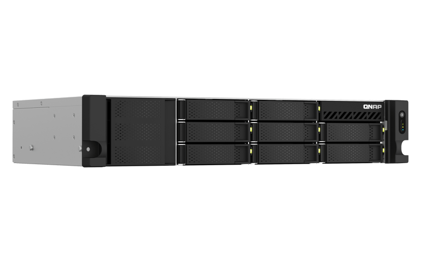 QNAP TS-864EU-RP-8G NAS- ja tallennuspalvelimet Teline ( 2U ) Intel® Celeron® N5095 8 GB DDR4 0 TB QNAP Turbo System musta