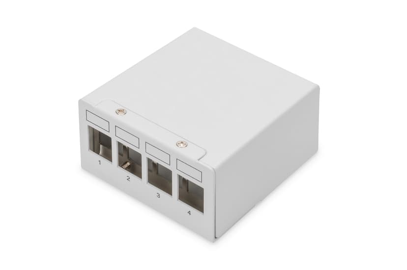 Digitus DN-93714 4-Port FTP Patch Panel Chassi Grå