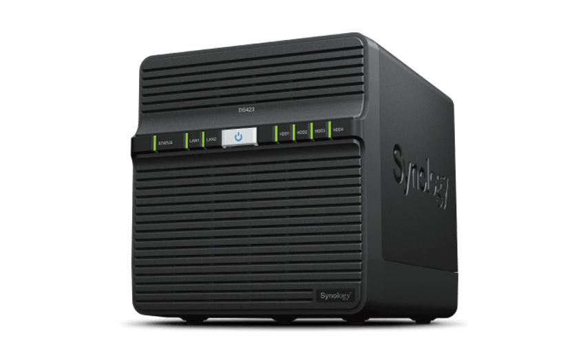 Synology DiskStation DS423 datalagringsserver NAS Ethernet/bredbåndsforbindelse Sort RTD1619B