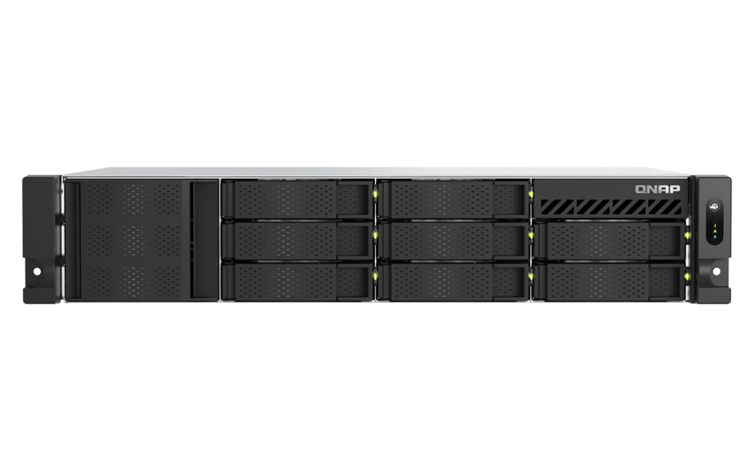 QNAP TS-855EU-8G NAS- ja tallennuspalvelimet Teline ( 2U ) Intel Atom® C5125 8 GB DDR4 0 TB QuTS hero musta