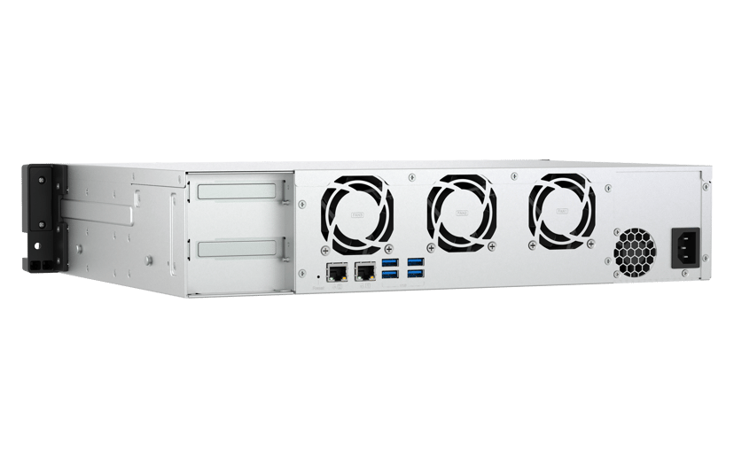 QNAP TS-855EU-8G NAS- ja tallennuspalvelimet Teline ( 2U ) Intel Atom® C5125 8 GB DDR4 0 TB QuTS hero musta