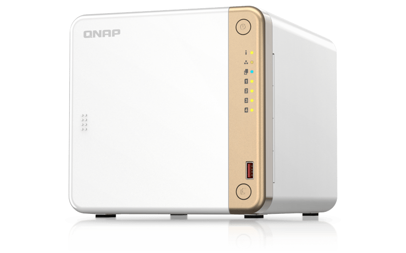 QNAP TS-462-4G data-opslag-server NAS Tower Intel® Celeron® N4505 2 GB DDR4 0 TB QNAP QTS Wit