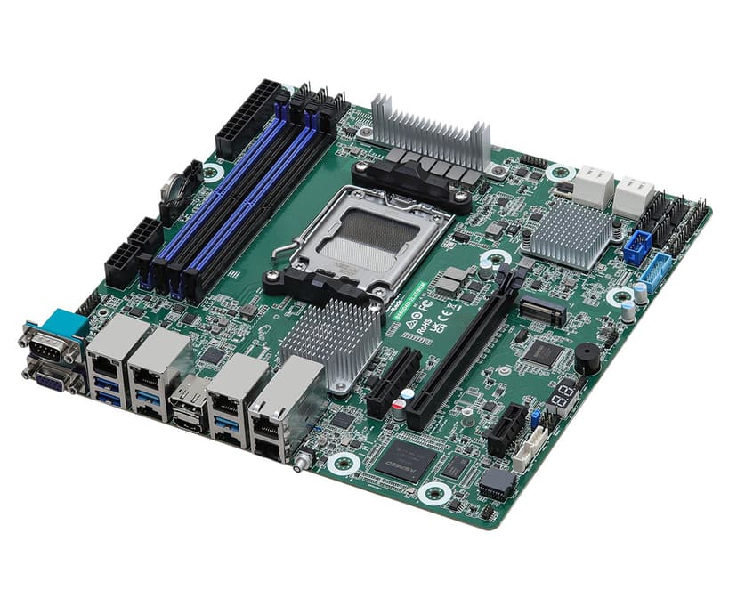 ASRock B650D4U-2L2T/BCM moderkort AMD B650 Express AM5-sockel micro ATX Socket AM5 micro ATX