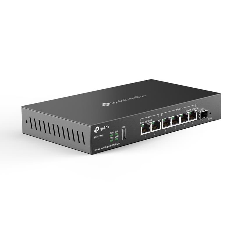 TP-Link Omada ER707-M2 kabelansluten router 2.5 Gigabit Ethernet, Snabb Ethernet, Gigabit Ethernet Svart