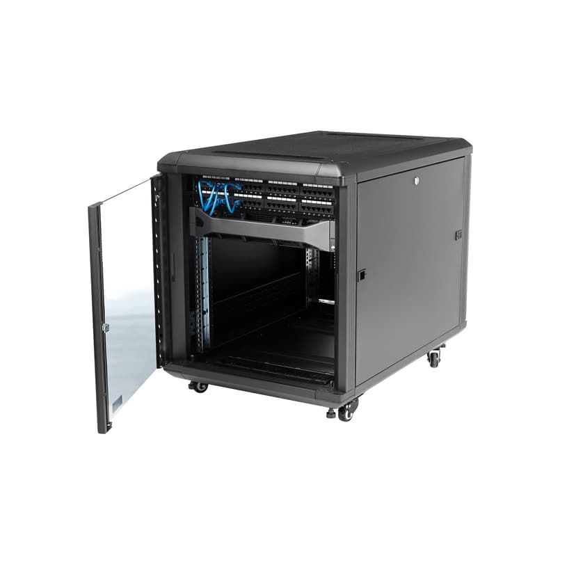 Startech 12U Knock-down serverrack met wielen