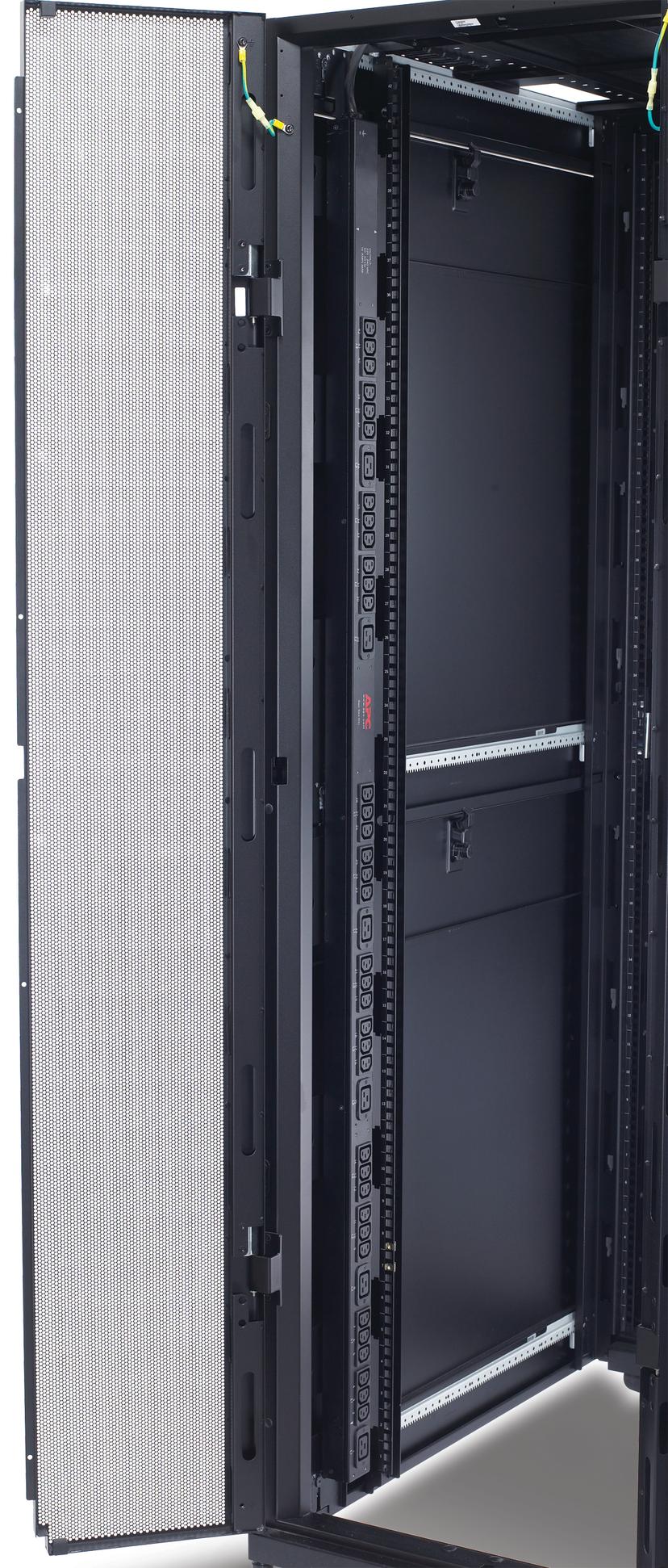 APC Rack PDU, Basic, ZeroU, 16A, 400V, (36x) C13 & (6x) C19, IEC 309 16A 3Fase stekker