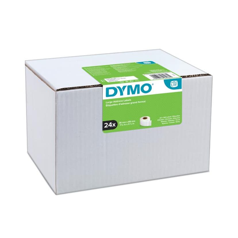 Dymo Etiketter Adress 89 x 36mm 24-Pack
