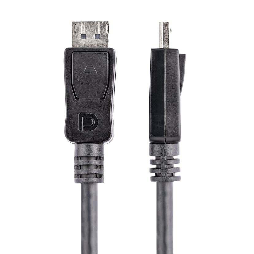 Startech 1m DisplayPort 1.2 Cable with Latches M/M DisplayPort 4k 1m DisplayPort DisplayPort Zwart