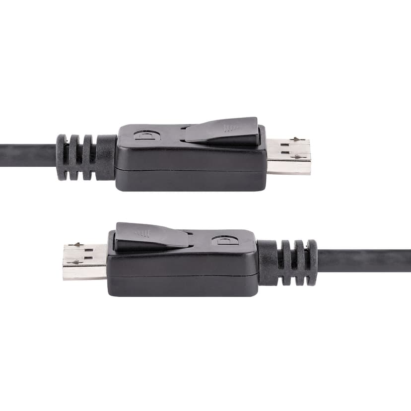 Startech 1m DisplayPort 1.2 Cable with Latches M/M DisplayPort 4k 1m DisplayPort DisplayPort Zwart