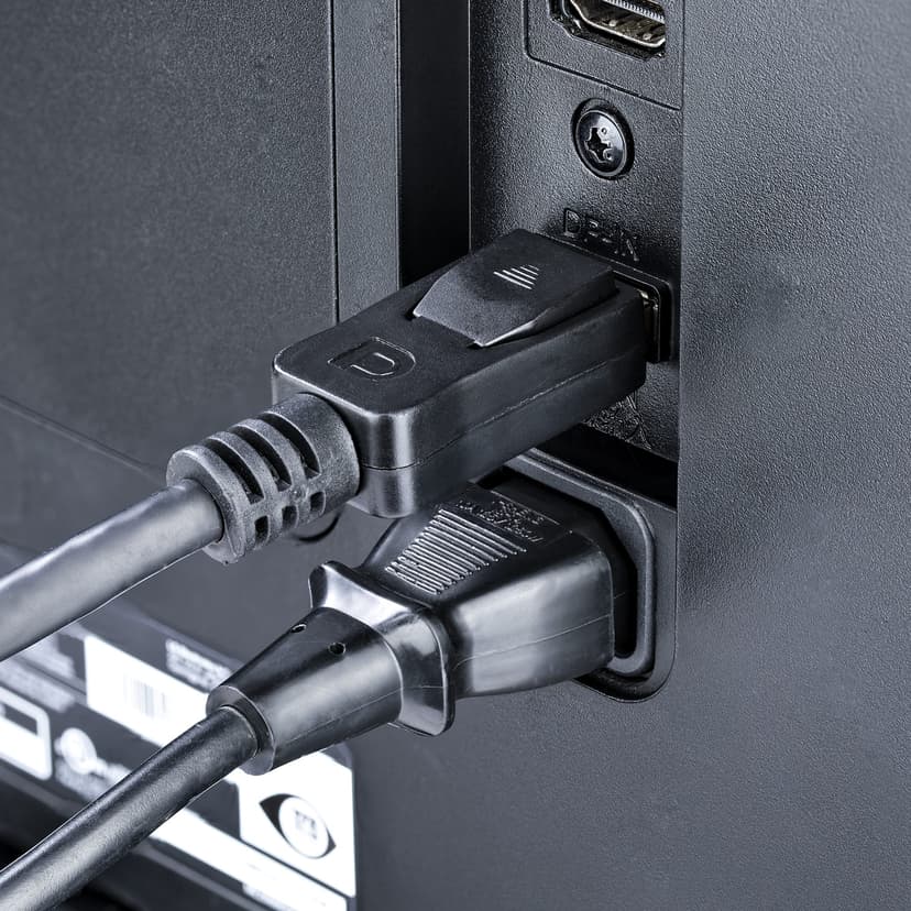 Startech 1.2-kabel med lås 1m DisplayPort DisplayPort Svart