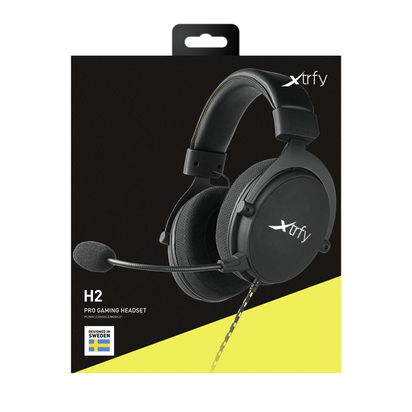 Xtrfy H2 Gaming Headset Stereo Svart
